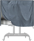Mobile TV Stand Cover for 45-60 Inch Waterproof Moisture-proof Dust-proof TV Screen Protection Cover Grey by SELUGOVE