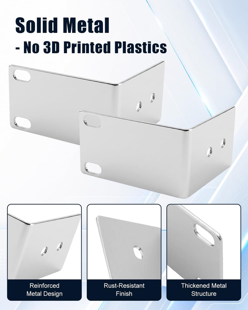 Metal Rack Mount Ears Fits for UniFi Switch Pro Max 16 PoE - Image 3