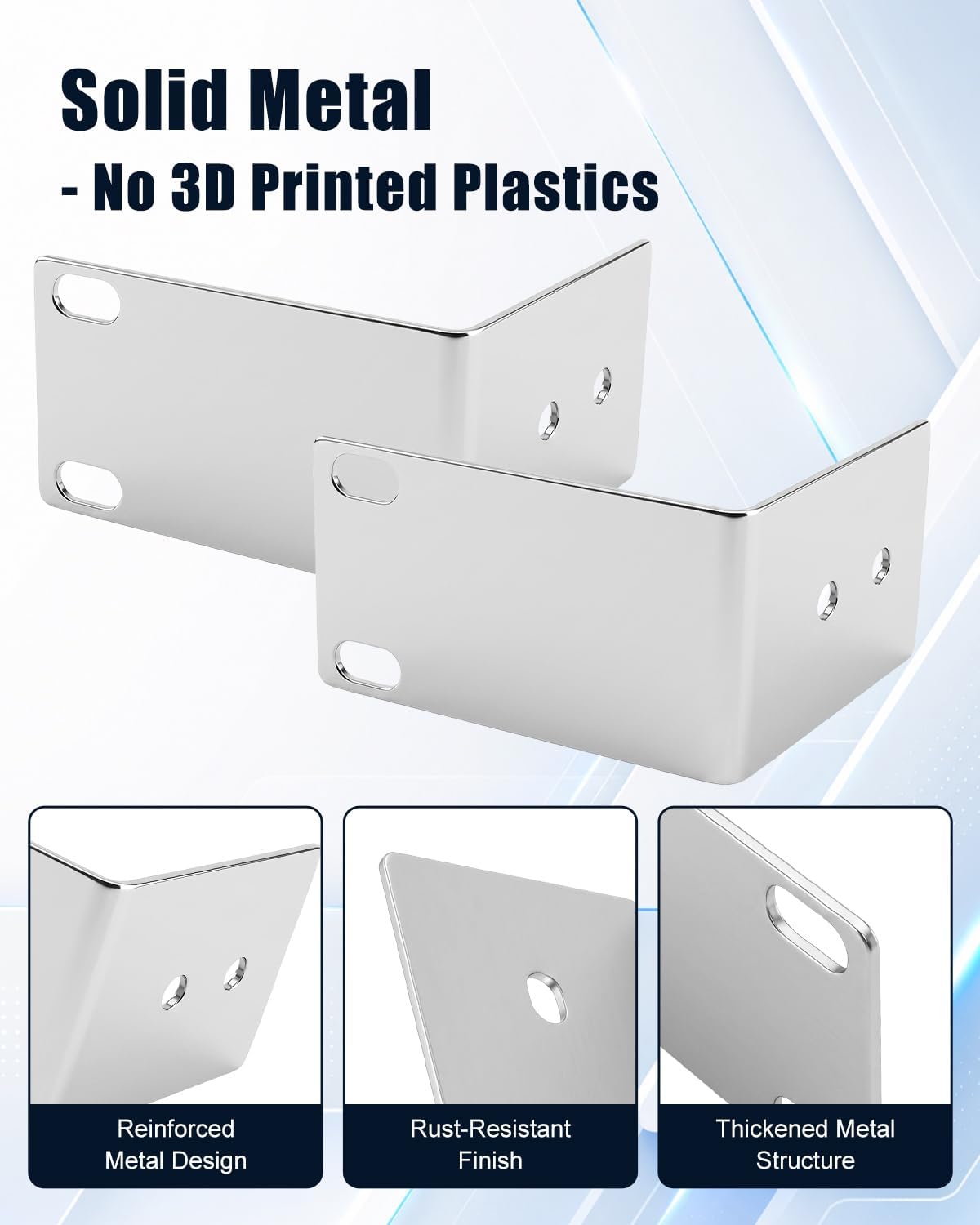 Metal Rack Mount Ears Fits for UniFi Switch Pro Max 16 PoE - Image 3