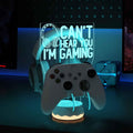 Ammonite Headphone Controller Stand Light up , 16 Colors 3D LED Lights Headset Gamepad Holder, Game Controller Hanger for All Universal Gaming PC Accessories by Ammonite