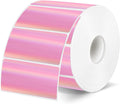 Pink Thermal Label 2x1 Inch- Barcode Labels- Holographic Thermal Sticker Labels for Address, Shipping, Compatible with Rollo Label Printer & MUNBYN& Zebra (300 Sheets/Pink) by Yegawen