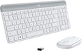 Logitech MK470 Slim Compact Wireless Keyboard and Mouse Combo - Off White | Compact low-profile quiet keyboard with number pad, slim ambidextrous quiet mouse with 3 non-customizable buttons, Windows PC by Unknown