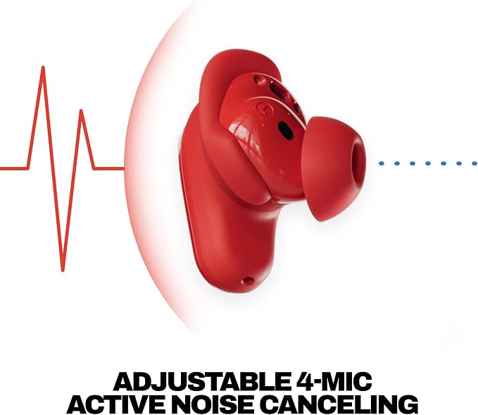 Skullcandy Method 360 ANC Wireless Earbuds with Sound by Bose - Plasma | In-Ear Fit, Premium Active Noise Cancellation, 40 Hours Battery, Sweat and Water Resistant, Microphone for iPhone Android - Image 3
