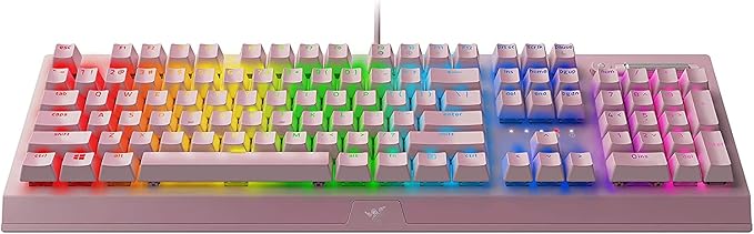 Razer BlackWidow V3 Mechanical Gaming Keyboard, Green Mechanical, Quartz | Tactile & Clicky, Chroma RGB Lighting, Compact Form Factor, Programmable Macro Functionality - Image 2