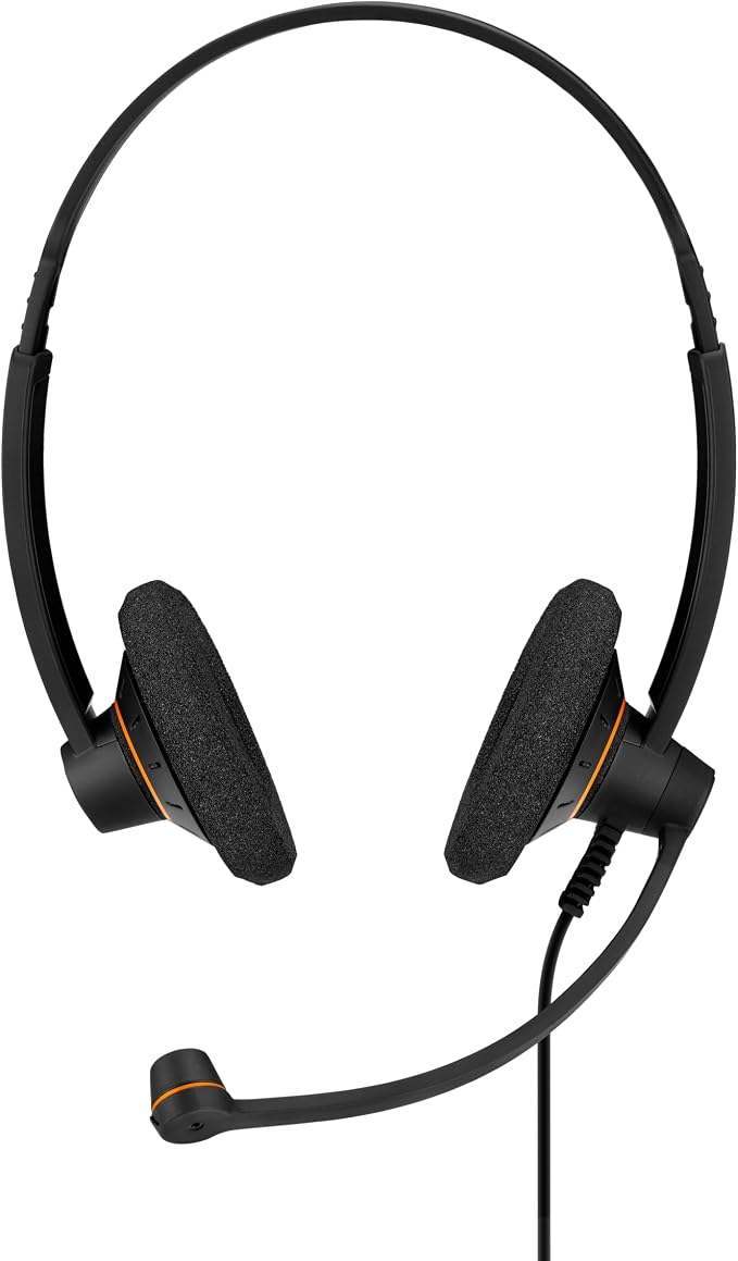 EPOS Sennheiser Consumer Audio SC 60 USB ML (504547) - Double-Sided Business Headset | For Skype for Business | with HD Sound, Noise-Cancelling Microphone, & USB Connector (Black) - Image 2
