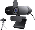 N newline 4K Webcam for PC with Tripod, PDAF Autofocus, 1080P@60FPS, 79° FOV, Low Distortion, 2 Noise Reduction Mics, Privacy Cover, Plug&Play, PC Camera for Skype, Teams, Zoom, NewEye 62 Kit by Nnewline