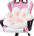 Ditucu Cat Paw Cushion Kawaii Chair Cushions 27.5 x 23.6 inch Cute Stuff Seat Pad Comfy Lazy Sofa Office Floor Pillow for Gaming Chairs Room Decor White by Ditucu