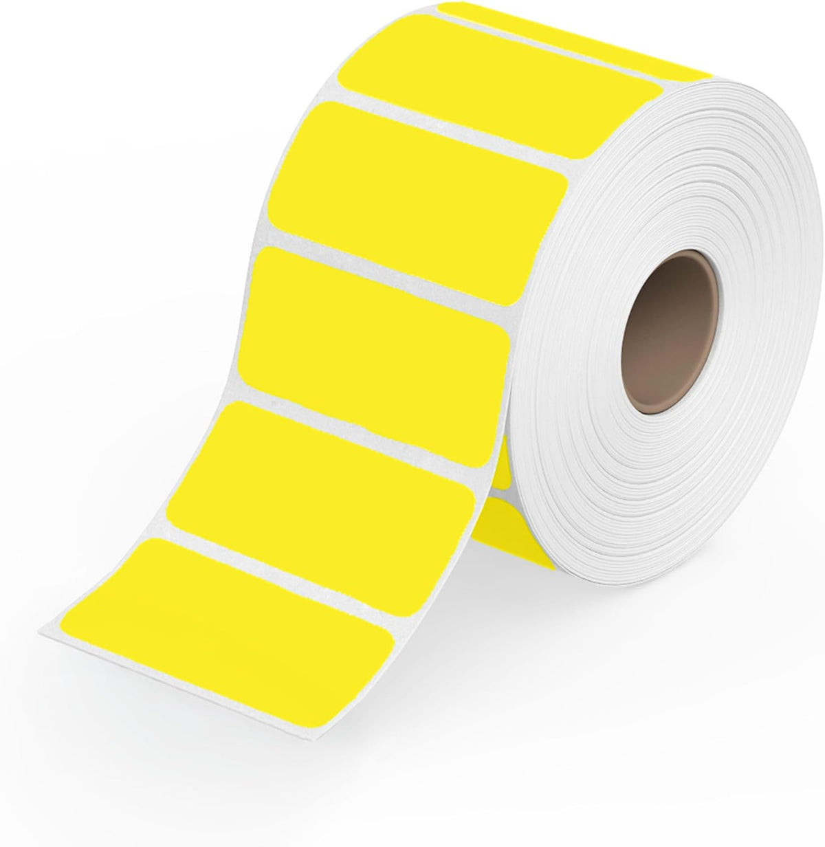 Rollo Direct Thermal 2x1 Sticker Labels - Roll of 1,000 Labels (Yellow) by Rollo