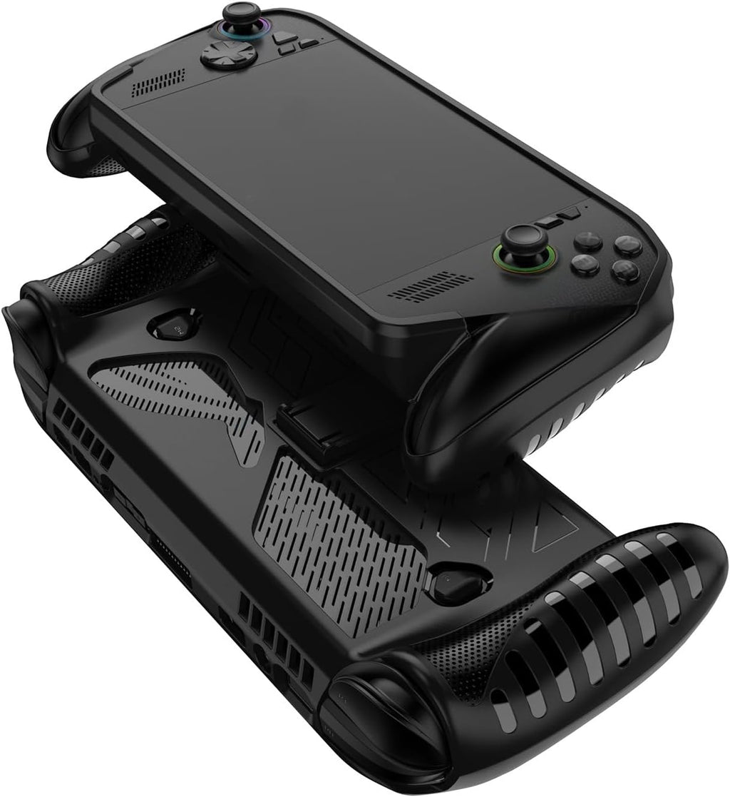 Protective Cover Case for ASUS ROG XBOX Ally X/Ally Gaming Handheld Console with Stand Base, Shockproof TPU Protector Cover for ROG XBOX Ally X Accessories (Black) - Image 9