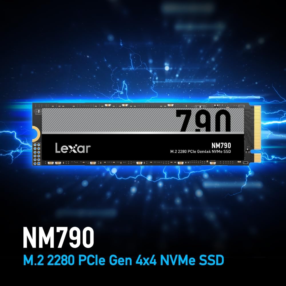 Lexar 1TB NM790 Internal NVMe SSD, 7400/6500 MB/s, M.2 2280, PCIe Gen 4x4 - Image 9