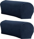 LINGXIYA Stretch Plush Armrest Covers,Spandex Armrest Slipcovers,Set of 2 by LINGXIYA