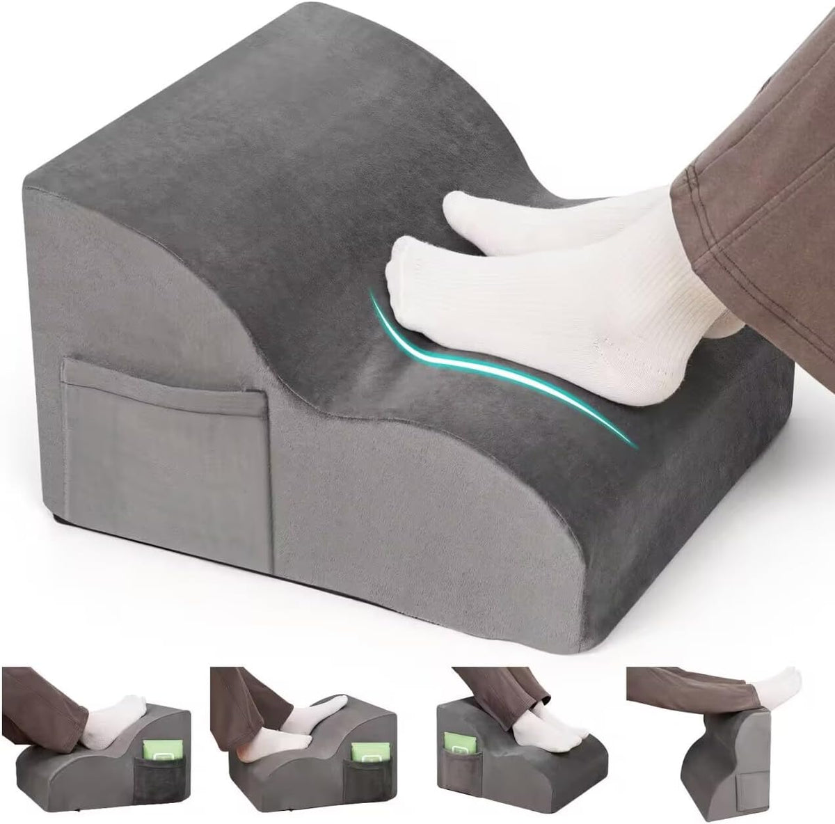 Foot Rest Under Desk,Ergonomic Foot Rest Office Comfort Foot Stool at Work by Echaprey