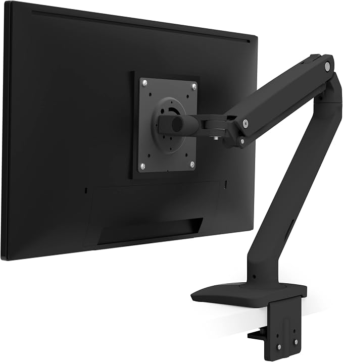 Ergotron – MXV Single Monitor Arm, VESA Desk Mount – for Monitors Up to 34 Inches, 7 to 20 lbs – Matte Black by Unknown