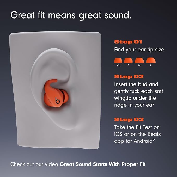 Beats - Powerbeats Fit - Wireless Noise-Cancelling Workout Earbuds with Ultimate Secure Fit with AppleCare+ (2 Years) - Power Pink - Image 4