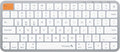 ProtoArc K90-A Backlit Bluetooth Keyboard for Mac/iPad, White Silver | Compact Wireless Mac Keyboard, 78-Key, No Numpad, 3-Level White Led Backlight, Multi-Device, Low-Profile, Rechargeable by ProtoArc