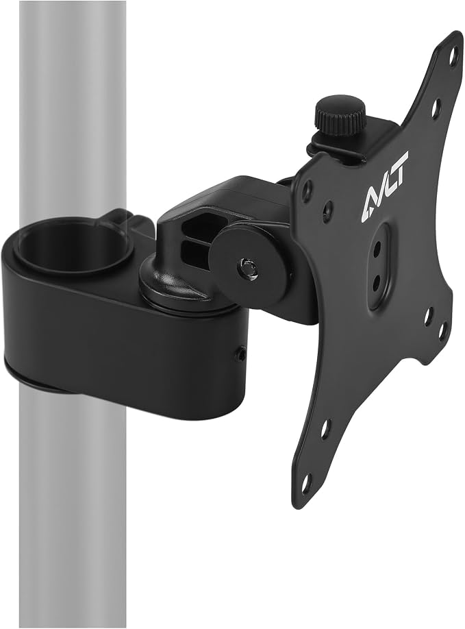AVLT Single 40 Inch Monitor Head Add-On Kit for Pole Top Mount – Black | Fits Ultrawide Screen, Supports 26.4 lbs (12kg), For 1.38" (35mm), VESA Compatible, Workspace Upgrade Extension Arm by AVLT-USA