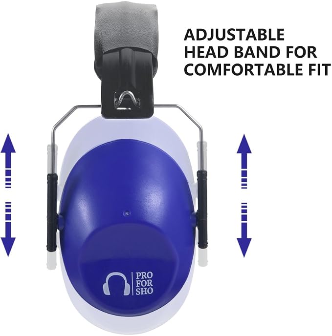 Pro For Sho 34dB NRR Hearing Protection Ear Muffs – Highest NRR Compact Design Ear Protection for Loud Events & Sensory Use - Image 3