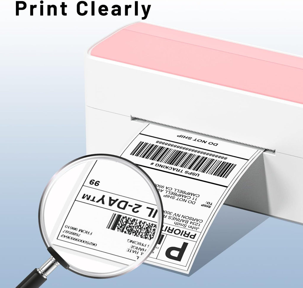 Phomemo Genuine 4X6 FanFold Thermal Shipping Label 500 Labels per Stack - Image 2