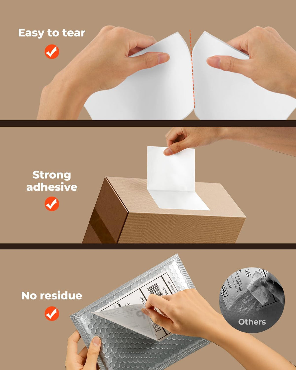 MUNBYN 4x6 Thermal Printer Labels, Commercial Grade, 220 Sheets/Stack - Image 5