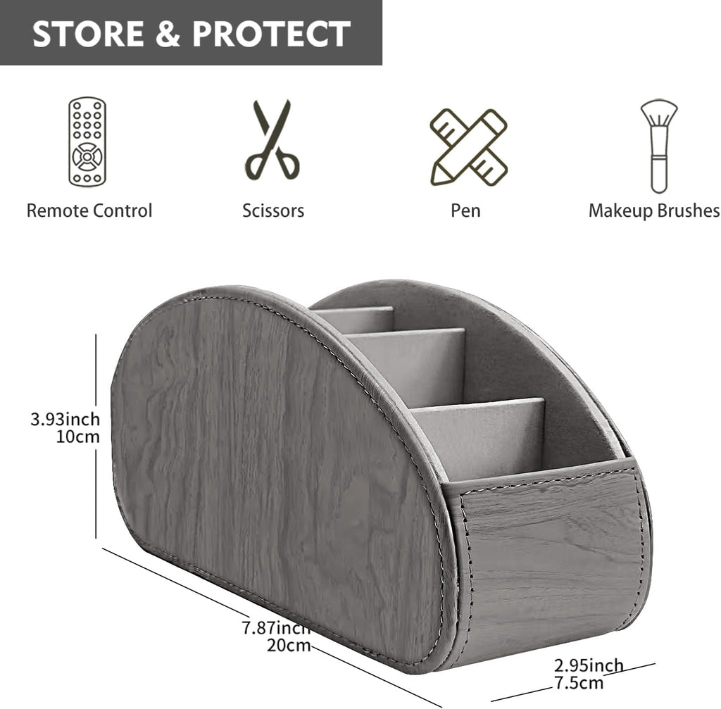TV Remote Control Holder,Remotes Caddy for Table,Desk Nightstand Organizer - Image 3