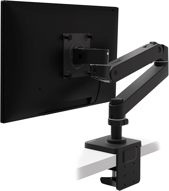 Ergotron – Upgraded LX Pro Premium Monitor Arm, Single Monitor Desk Mount – fits Flat Curved Ultrawide Computer Monitors up to 34 Inches, 4 to 22 lbs, VESA 75x75mm or 100x100mm – Matte Black by Unknown