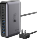 USB C Charger Block 10 Ports, 450W USB Charging Station for Multiple Devices, 5 Type C + 5 USB A GaN PD Charger Hub, Compact Power Brick Super Fast Charging for MacBook, Ipad, iPhone, Samsung by lightningofertas