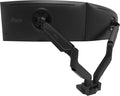 Pixio PS2D Ultrawide Heavy-Duty Premium Dual Monitor Arm Stand Desk Mount - Fits up to 35 inches Two Monitors, Weights up to 33 lbs Each, Height Adjustable, Compatible with VESA 75x75mm 100x100mm by Pixio