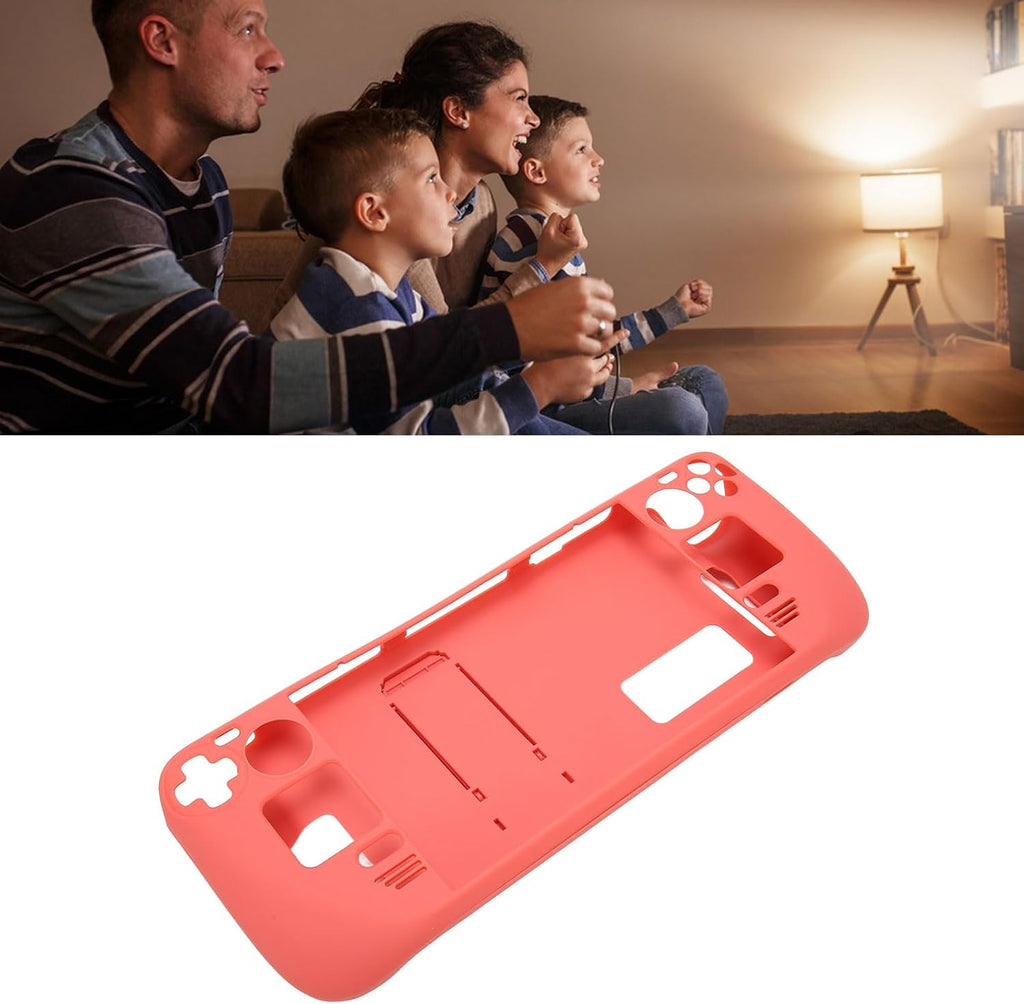 Kickstand Case for Steam Full, Fit, Comfortable Grip with Fingerprint Proof, Compatible with Game Handhelds (Watermelon Red) - Image 6