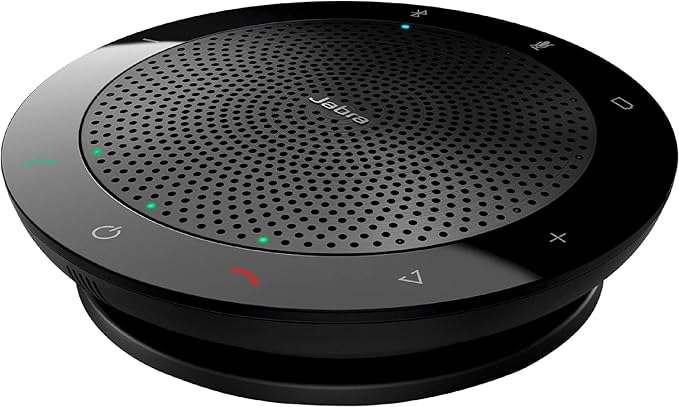 Jabra Speak 510 UC Portable USB & Bluetooth Speakerphone – Easy Setup, Portable Speaker for Holding Meetings Anywhere with Outstanding Sound Quality (510 7510-209) by Jabra