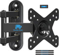 Mounting Dream UL Listed Full Motion Monitor Wall Mount TV Bracket for 10-26 Inch LED, LCD Flat Screen TVs and Monitors, TV Mount with Swivel Articulating Arm, Up to VESA 100x100mm and 33LBS MD2463 by MountingDream