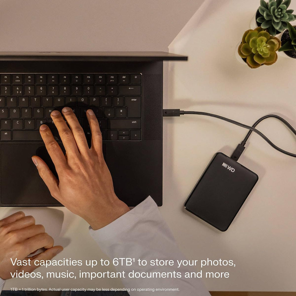 5TB WD Elements Portable Hard Drive for Windows, Mac and Compatible Devices - WDBLSS0050BBK-WESN - Image 6