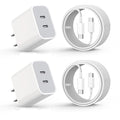 Fast Charger for iPhone 17,2Pack iPhone Charger Block with 10FT USB C Cable | Charger Block with 10 Foot Long USBC to C Charger Cable Cord. Compatible with iPhone 17/17 Pro/16Pro Max/15,iPad Pro/Air/Mini by Unknown