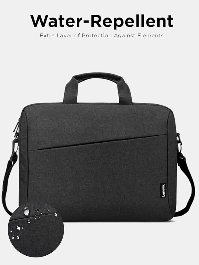 Lenovo Laptop Bag T210, Messenger Shoulder Bag for Laptop or Tablet, Sleek, Durable & Water-Repellent Fabric - Image 7