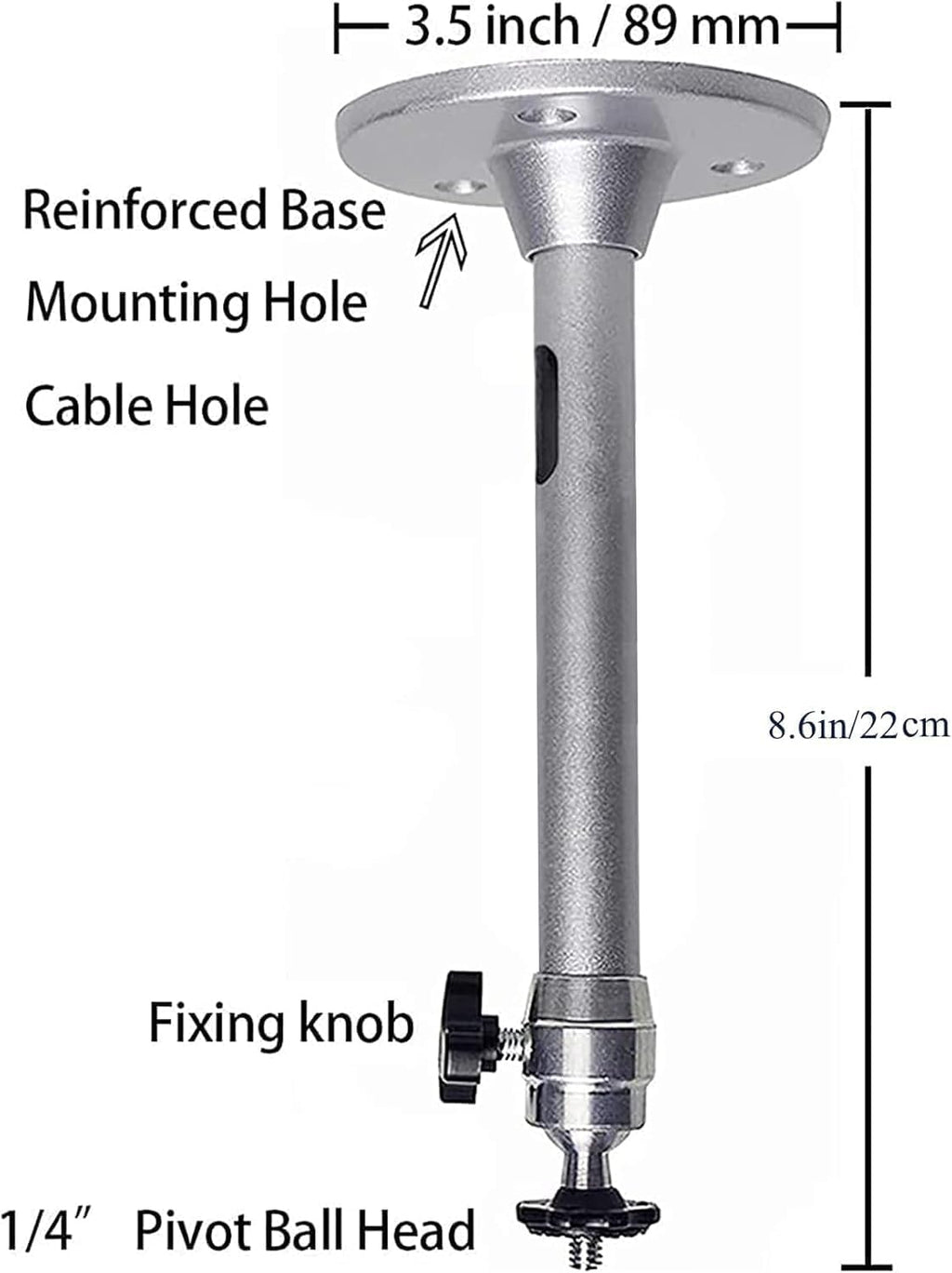 2-Be-Best Projector Mount 8.6in/22cm Compatible with Most Projectors - Image 2