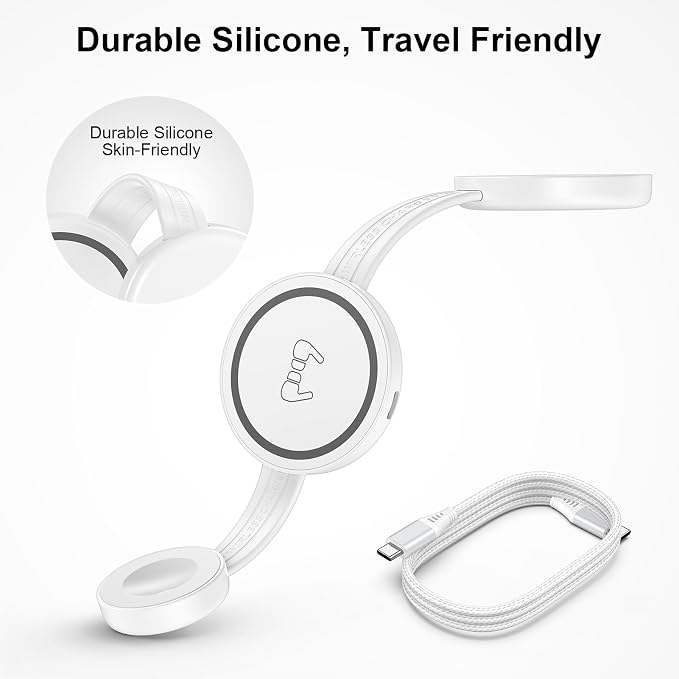Galaxy S26 3 in 1 Wireless Charger Station, Foldable Fast Charging Pad for Samsung S25 Ultra S24 - Image 4
