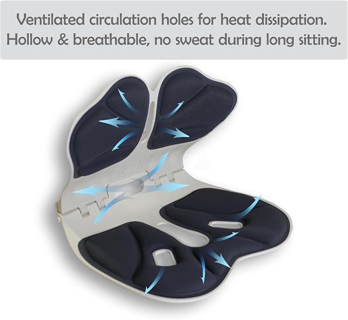 Lumbar Ergonomic Support for Office Chair Back Lumbar Support Ergonomic Back Support Pad Suitable for Office Chairs - Image 3