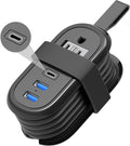 BEVA Travel Power Strip, 4FT Extension Cord, 2 Outlets PD20W USB-C Ports | PD20W Fast Charging Travel Extension Cord with USB-C Ports for Cruise Ships, Dorm, Hotel, Travel Essentials by BEVA