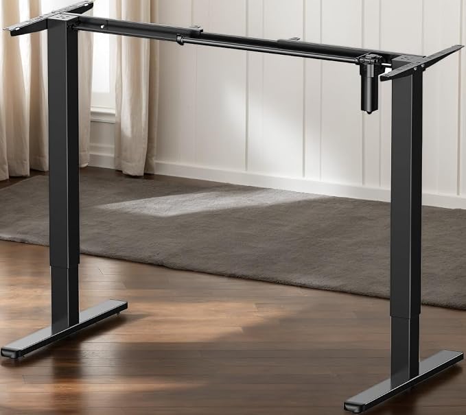 ErGear Electric Standing Desk Legs for 39.4-63.3 inch Desktops, 176 lbs | 4 memory settings,28.3-46.5 inch height range,quiet 55 dB operation,anti-collision,DIY desk frame setup,Easy Assembly,Black - Image 7