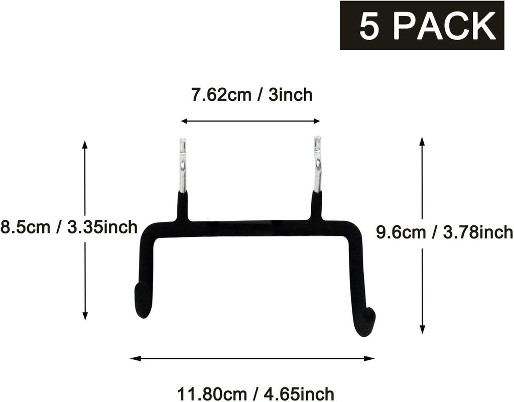 5PCS Pegboard Drill Holder with Double Hooks and Accessories Bag for Power Tools - Image 3