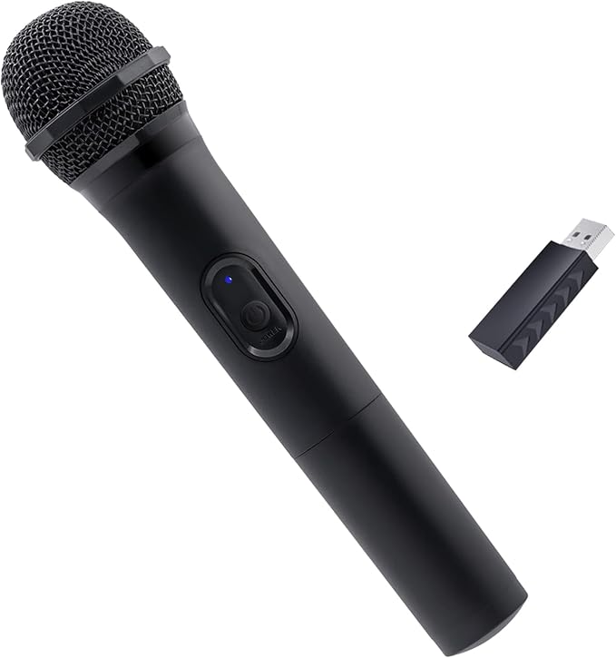 Mcbazel Wireless USB Gaming Microphone Compatible with Xbox Series X/S, PS5, Switch OLED, NS Switch/Switch2, PC, PS4, PS3, PS2, Xbox One X/S, Xbox One, Xbox 360, Wii by Mcbazel