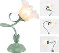 Cute Flower Desk Lamp, 3 Color Temperature Table Lamp with LED Bulb, Vintage Bedside Lamps, Reading Lamps with Soft Light for Bedroom, Living Room by Fuzzbopn