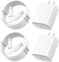 Phone 17 16 15 Charger Fast Charging, 8 FT Long USB C Charger Cord with 20W Type C Fast Phone Charging Block forPhone 17/17 Pro/17 Pro max/Air/Phone 16 15 Pro Max Plus, iPad, Android,White by Ubearkk