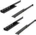 2 Set 1U Rack Mount Rails Universal 4 Post Server Rack Rail Shelf 16-29 Inch Adjustable Depth 120-44 lb Capacity for 1U Server Shelf Computer Cabinets Network Equipment IT Accessories by Shimeyao