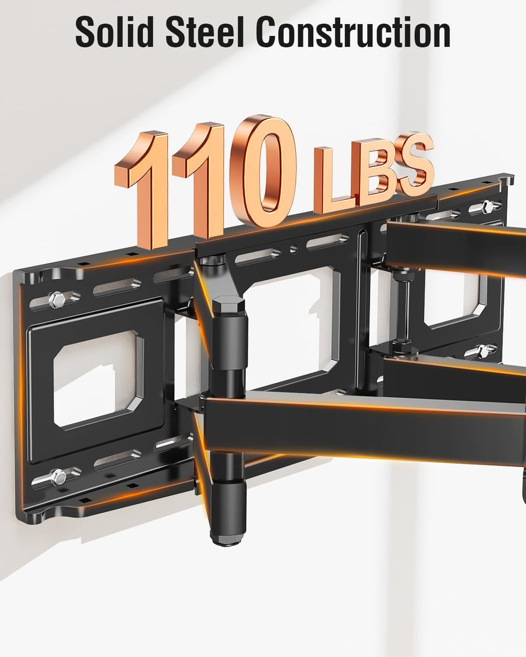 ELIVED Full Motion TV Wall Mount for Most 42"-82" TVs up to 110 lbs - Image 4