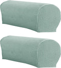 LINGXIYA Stretch Plush Armrest Covers,Spandex Armrest Slipcovers,Set of 2 by LINGXIYA