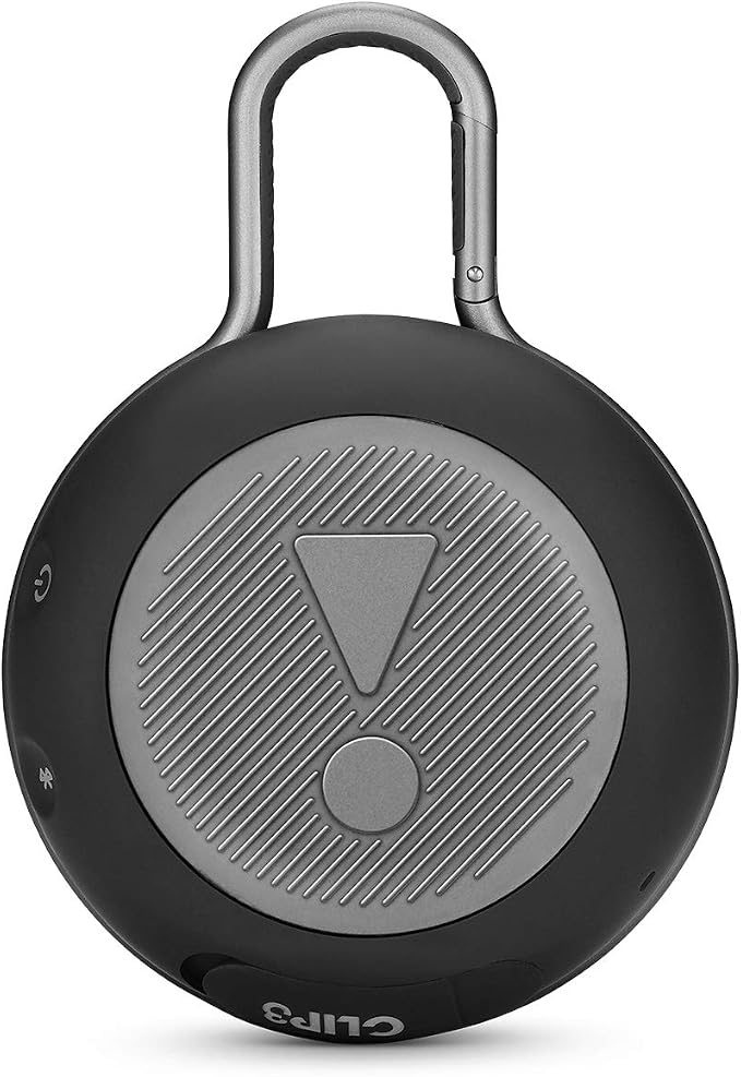 JBL Clip 3, Black - Waterproof, Durable & Portable Bluetooth Speaker - Up to 10 Hours of Play - Includes Noise-Cancelling Speakerphone & Wireless Streaming | Wireless Bluetooth Streaming, Up to 10 Hours of Playtime, IPX7 Waterproof, Integrated Carabine... - Image 4