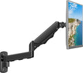 MOUNT PRO Monitor Wall Mount for 13 to 32 Inch Screens, Holds up to 19.8lbs | Single Monitor Mount with Tilt/Swivel/Rotation Adjustable, Gas Spring Wall Arm VESA Mount 75x75mm/100x100mm by MOUNTPRO
