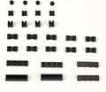 BRIKSMAX Cable Organizer Brick Kit Compatible with Building Bricks, MOC Cable Management Pack with Multiple Wire Routing Bricks for LED Light Kits, Hidden Cable Accessories (Black, 28 Pieces) by BRIKSMAX