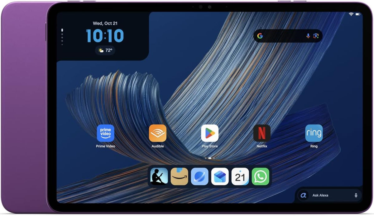 Amazon Alexa Tablet 11 (all-new), 8GB RAM, 64GB, 11″ stunning 2.5K display, All-day battery, With Google Play, Designed for Alexa+, Amethyst - Image 2