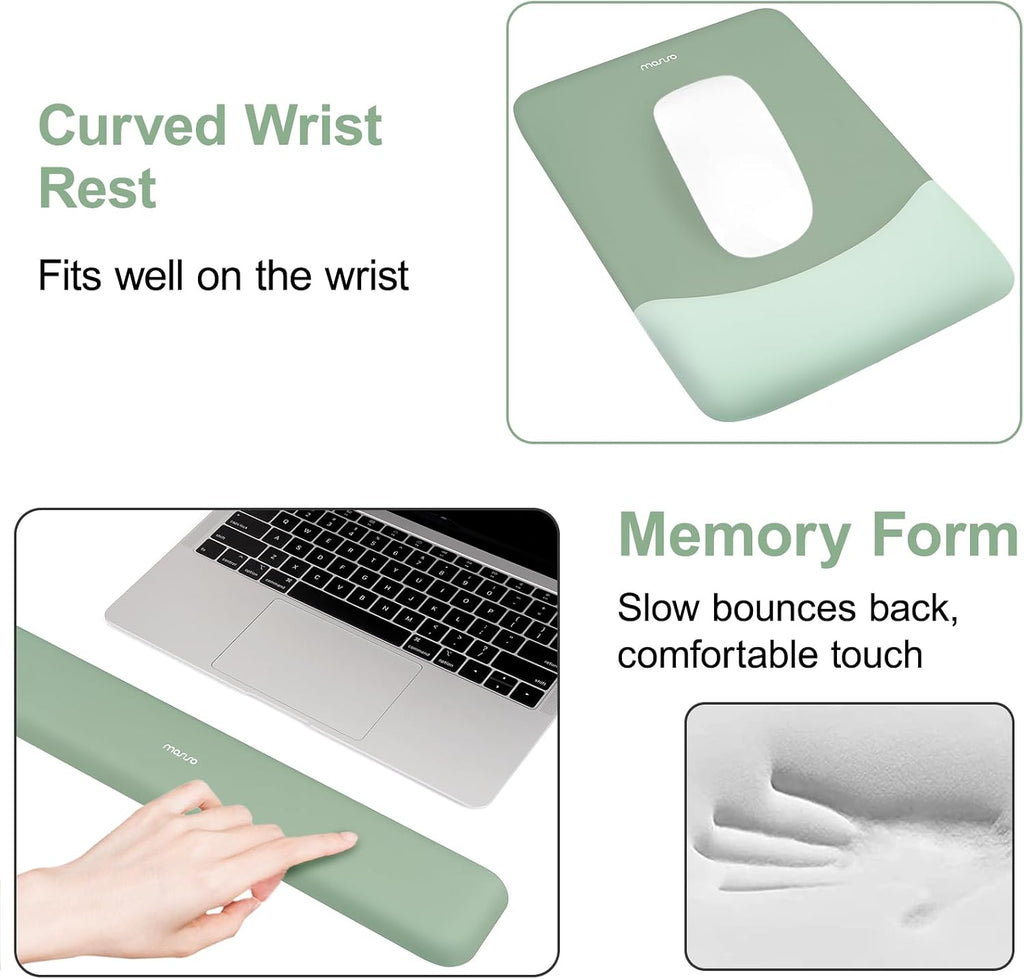 MOSISO Keyboard Mouse Pad Set, Large Gaming Mouse Pad&Keyboard Wrist Rest - Image 5